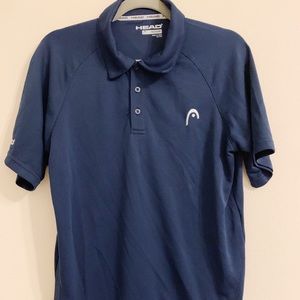 New Head Blue Polo Shirt, Men’s Medium